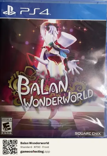 Balan Wonderworld PlayStation 4, NTSC box front