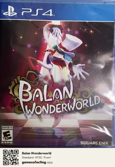 Balan Wonderworld PlayStation 4, NTSC box front