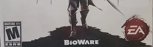 Dragon Age II, the ESRB box on its front