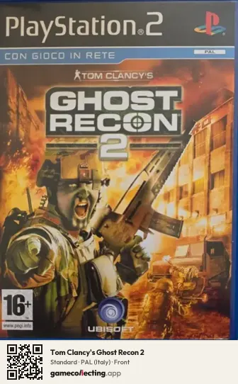 Tom Clancy's Ghost Recon 2 PlayStation 2, Italy box front
