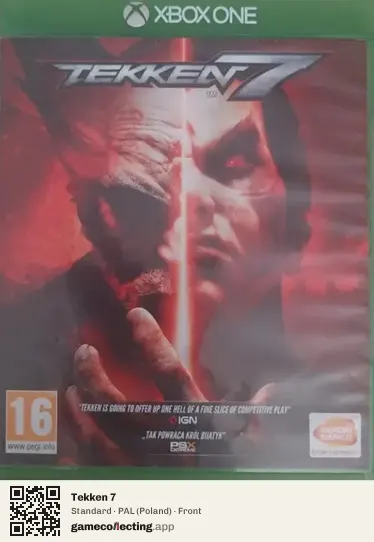 Tekken 7 Xbox One, Poland box front