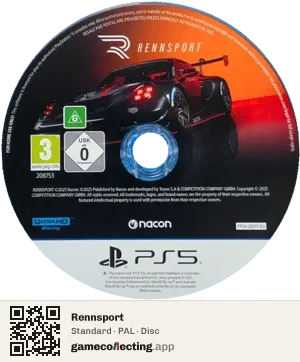 Rennsport PlayStation 5, PAL disc