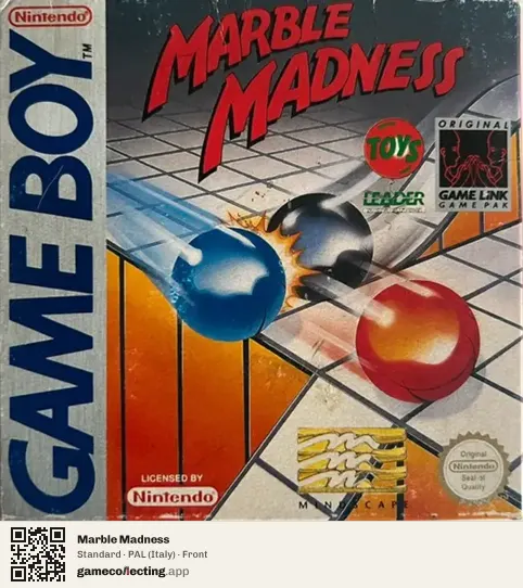Marble Madness Game Boy, Italy box front