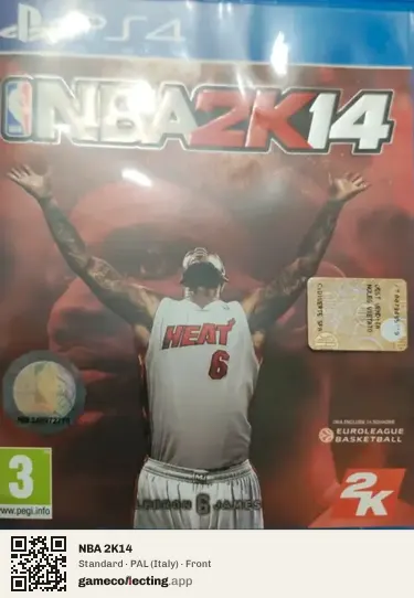 NBA 2K14 PlayStation 4, Italy box front