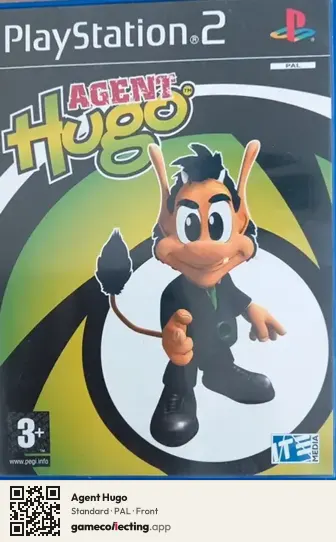Agent Hugo PlayStation 2, PAL box front