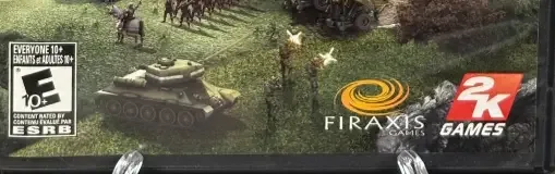 Sid Meier's Civilization V, the ESRB box on its front