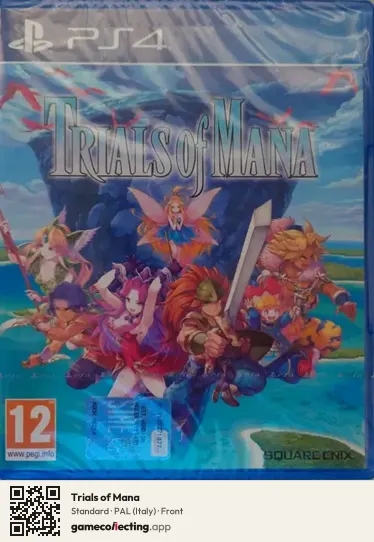 Trials of Mana PlayStation 4, Italy box front