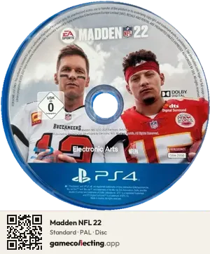 Madden NFL 22 PlayStation 4, PAL disc