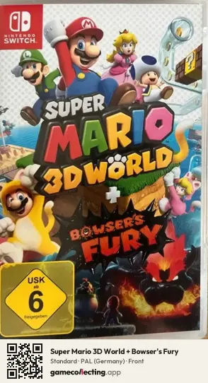 Super Mario 3D World + Bowser's Fury Nintendo Switch, Germany box front