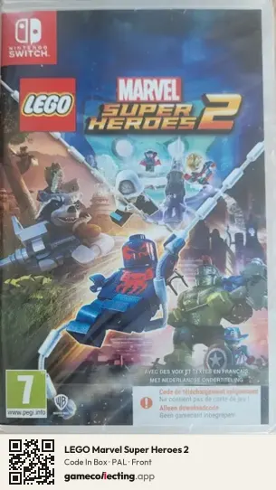 LEGO Marvel Super Heroes 2 Nintendo Switch, PAL box front