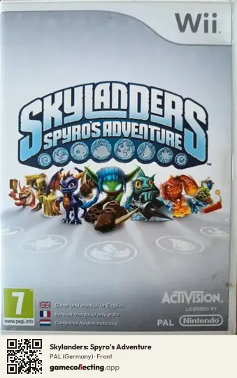 Skylanders: Spyro's Adventure Nintendo Wii, Germany box front