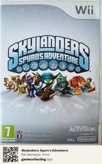 Skylanders: Spyro's Adventure Nintendo Wii, Germany box front