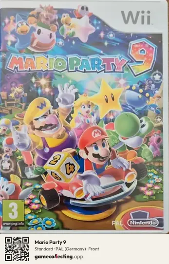 Mario Party 9 Nintendo Wii, Germany box front