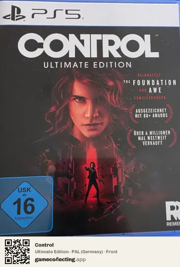 Control PlayStation 5, Germany box front