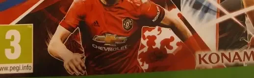 eFootball PES 2020, the PEGI square on its front