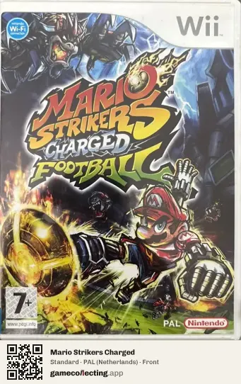 Mario Strikers Charged Nintendo Wii, Netherlands box front