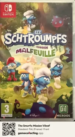 The Smurfs: Mission Vileaf Nintendo Switch, France box front