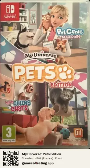 My Universe: Pets Edition Nintendo Switch, France box front
