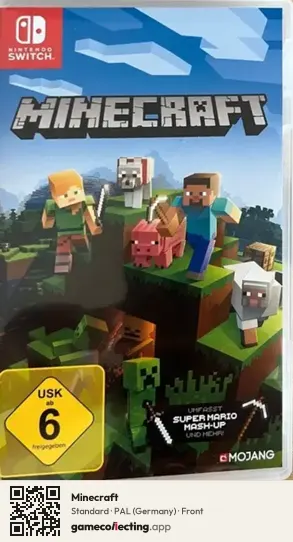 Minecraft Nintendo Switch, Germany box front