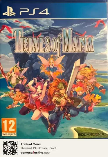 Trials of Mana PlayStation 4, France box front