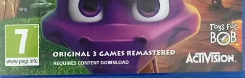 Spyro Reignited Trilogy, the USK square on its front