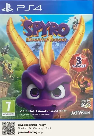Spyro Reignited Trilogy PlayStation 4, Germany box front