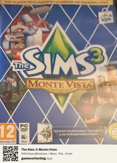 The Sims 3: Monte Vista Computer, PAL box front
