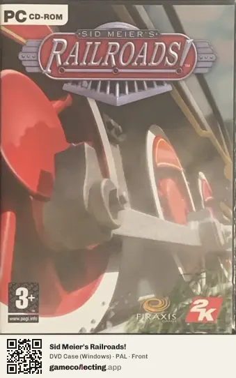 Sid Meier's Railroads! Computer, PAL box front