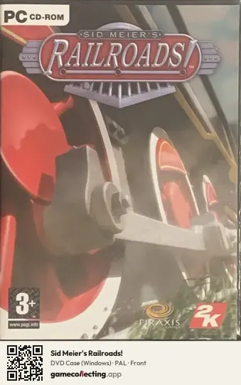 Sid Meier's Railroads! Computer, PAL box front