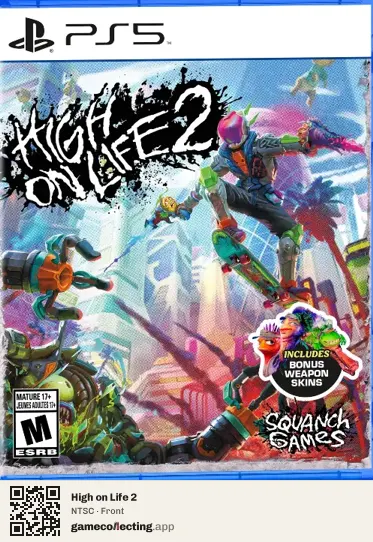 High on Life 2 PlayStation 5, NTSC box front