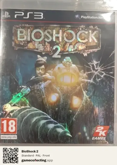 BioShock 2 PlayStation 3, PAL box front
