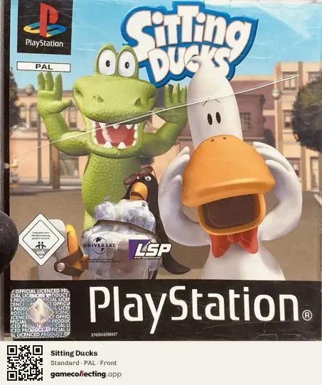 Sitting Ducks PlayStation, PAL box front