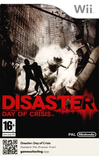Disaster: Day of Crisis Nintendo Wii, France box front