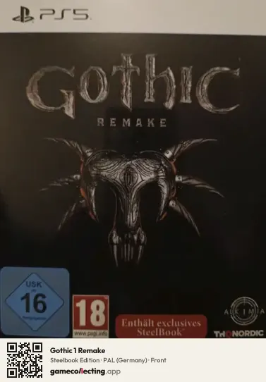 Gothic 1 Remake PlayStation 5, Germany box front