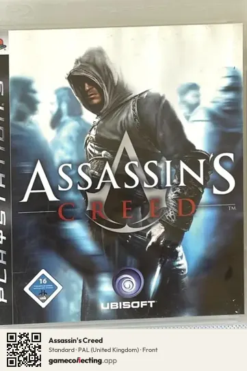 Assassin's Creed PlayStation 3, United Kingdom box front