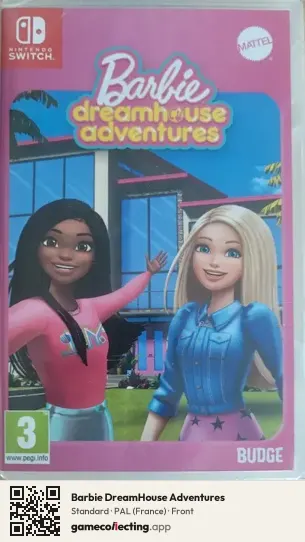 Barbie DreamHouse Adventures Nintendo Switch, France box front