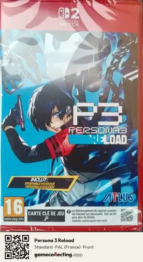 Persona 3 Reload Nintendo Switch 2, France box front