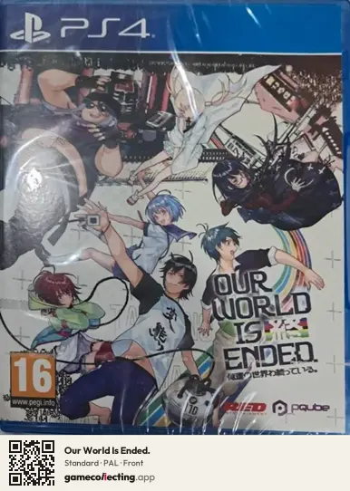 Our World Is Ended. PlayStation 4, PAL box front