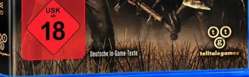 The Walking Dead: Season Two, the USK square on its front