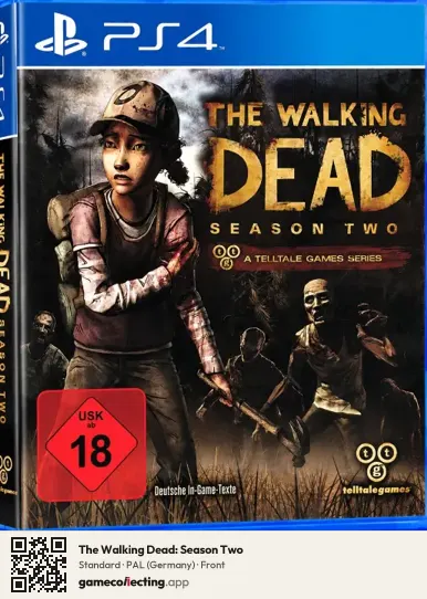 The Walking Dead: Season Two PlayStation 4, Germany box front