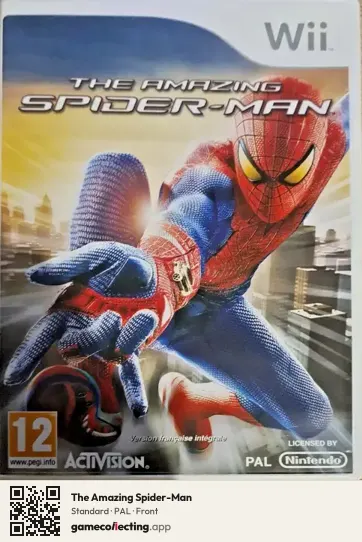The Amazing Spider-Man Nintendo Wii, PAL box front