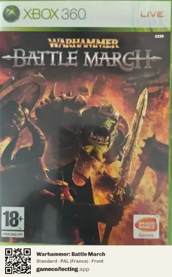 Warhammer: Battle March Xbox 360, France box front