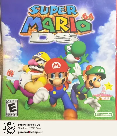 Super Mario 64 DS Nintendo DS, NTSC box front