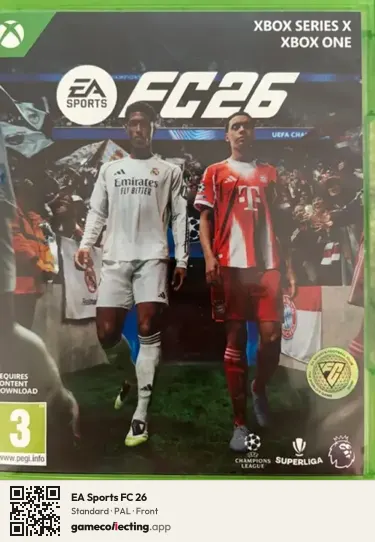 EA Sports FC 26 Xbox One, PAL box front
