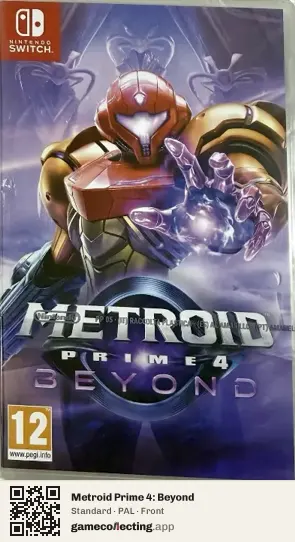 Metroid Prime 4: Beyond Nintendo Switch, PAL box front
