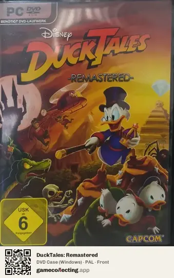 DuckTales: Remastered Computer, PAL box front
