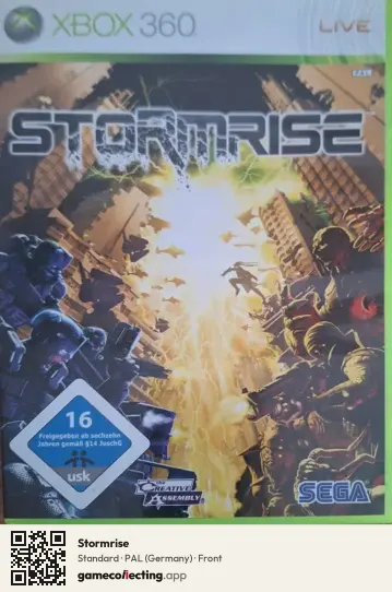 Stormrise Xbox 360, Germany box front
