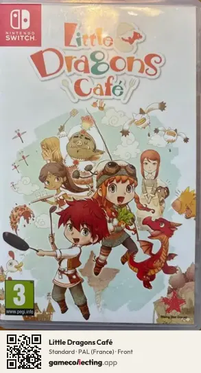 Little Dragons Café Nintendo Switch, France box front