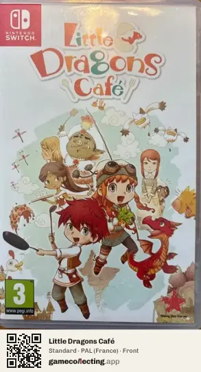 Little Dragons Café Nintendo Switch, France box front
