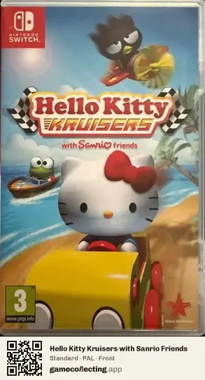 Hello Kitty Kruisers with Sanrio Friends Nintendo Switch, PAL box front